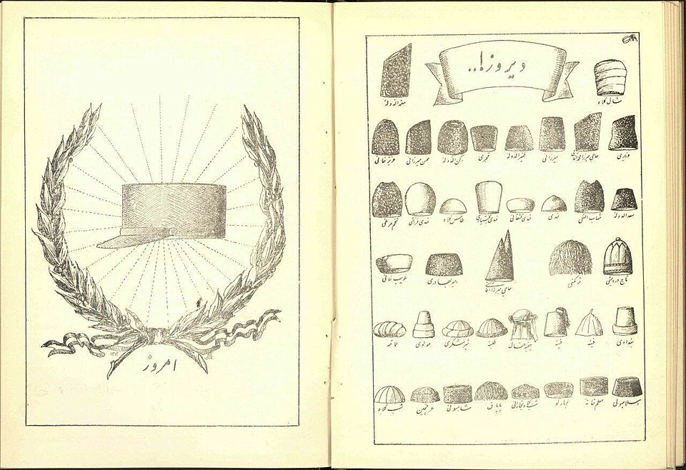 El gorro Pahlaví